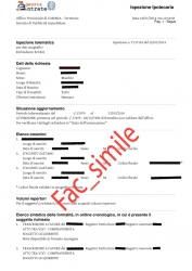 ispezione elenco formalità